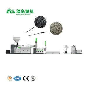 Lvdao lowest price pet bottle PP PE hard plastic water cooling recycle pellet machine recycling waste plastic machines