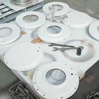 Cadre de support soudé robuste sur mesure avec trous percés, pièces de soudage en tôle pour machines industrielles