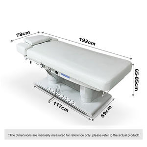 Table de massage professionnelle de luxe, esthétique, grand format, chauffée et réglable en hauteur - Product Image 6
