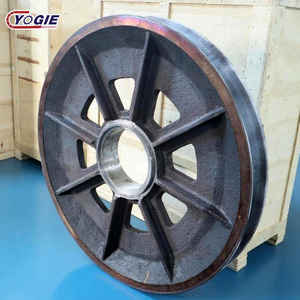 Cina fabbricazione personalizzabile OEM resistente in acciaio filo puleggia puleggia per la costruzione di macchinari - Product Image 4