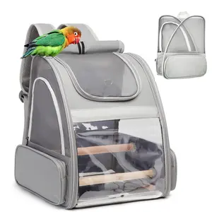 Có thể gập lại Breathable Bird lồng Breathable Bird Carrier Ba lô