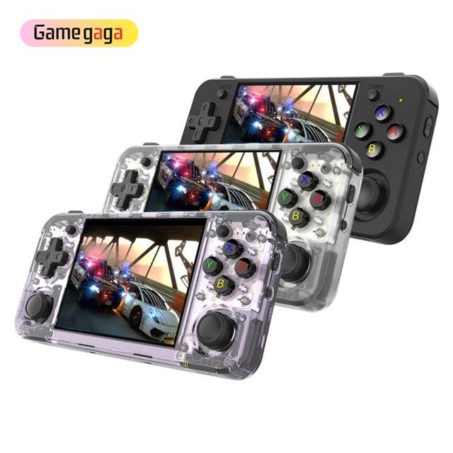 Anbernic RG35XX H Handheld Game Console 3.5 Inch IPS Screen 64GB Classic Games Portable Video Gaming Console Quad-core 1GB RAM