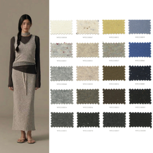 Fil à coudre en chenille 100% laine mérinos, motif brut, écologique, certifié NSF - Product Image 1