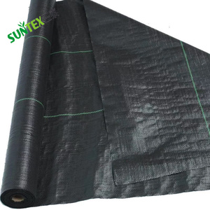 Barrière de mauvaises herbes en polyéthylène tissé en plastique agricole 90gsm, <span class=keywords><strong>rouleau</strong></span> de tissu de tapis de contrôle des mauvaises herbes de tissu de jardin 1*50m - Product Image 5