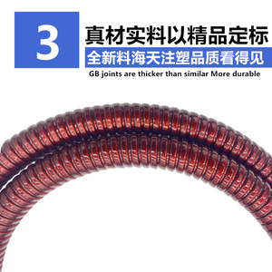 Tuyau de gaz métallique flexible antidéflagrant de 1/2 pouce pour la connexion de cuisinières à gaz naturel et à gaz liquéfié aux bouteilles - Product Image 2