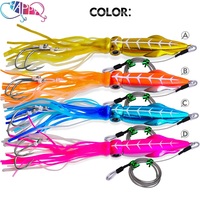 NEUE Spinnerbaits 110g-260g Oktopus-Metallblei Bedruckter Jigging-Löffelköder für Salzwasserfische Weitwurfköder für Großwildfischen