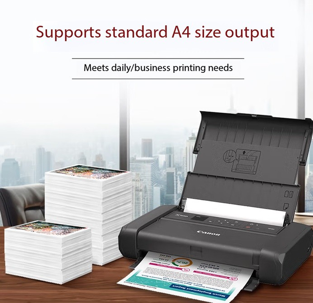 For PIXMA TR160 Portable A4 Inkjet Photo Printer Mobile Wireless WiFi Remote Printing Cloud Printing