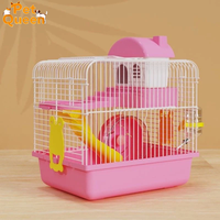 Cage à hamster pliable de luxe en acrylique, grande, style château, portable, pour hamsters, fabrication sur mesure, vente en gros