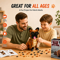 Kit de Construcción de Modelo de Bulldog Francés, Juguete de Bricolaje, Figura Coleccionable Personalizada, Regalo Decorativo, Adorno, Venta al por Mayor