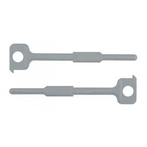 KS TOOLS - 500.1396 Outil de déverrouillage pour appareil radio et de navigation Kenwood ll (2 pcs) - EAN 4042146652855 CORPS ET FEUILLES MÉTALLIQUES - Product Image 1