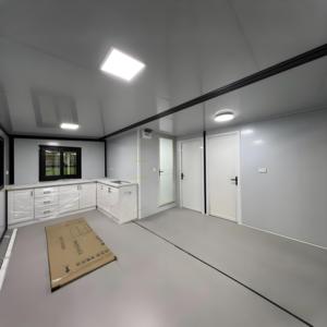 環境に優しい20フィート40フィートコンテナ拡張型プレハブ住宅、バスルーム付きヴィラ、プレハブ離れ、モバイルホーム、コンテナ - Product Image 4