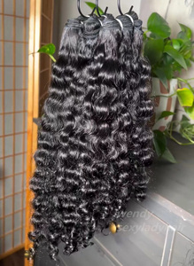 Ciocche di Capelli Grezzi Vietnamiti Lisci Naturali Neri da <span class=keywords><strong>10</strong></span> a 40 Pollici, Capelli Umani Vergini di Grado 15A - Product Image 2