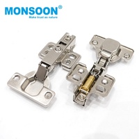 Charnières de porte en acier pour meubles de cuisine, fer, 35 mm, charnières hydrauliques à fermeture douce pour armoire, pour centre commercial, parc
