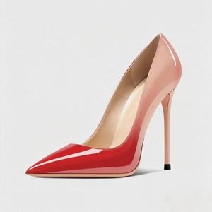Escarpins de haute qualité pour femmes, à bout pointu, à talons hauts fins, <span class=keywords><strong>chaussures</strong></span> de soirée formelles pour mariage, avec semelle extérieure rouge brillante, grande taille EU35-47 - Product Image 6