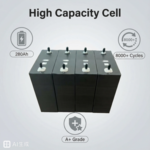 Sel Baterai LiFePO4 Sunwoda 3.2V 280Ah 314Ah Grade A 8000 Siklus Teruji untuk Penyimpanan Energi Surya, RV, Camper, Kapal Laut, Pengiriman Cepat EU Poland