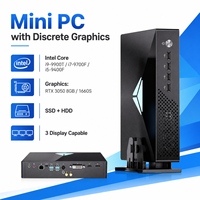 Potente Mini PC para Juegos, Core I9 I7 I5 9900T Gamer, RTX3050 8G, 64GB RAM, NVME, WiFi6, 8 Núcleos, 3 Pantallas, 8K, Mini PC DDR4