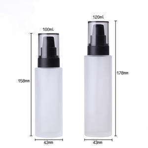 100 ML 120 ML Givré Sans <span class=keywords><strong>Bouteille</strong></span> De <span class=keywords><strong>Gaz</strong></span> Noir Tête De Pompe Lotion <span class=keywords><strong>Bouteille</strong></span> Sérum Conteneur Rechargeable Airless Pompe <span class=keywords><strong>Bouteille</strong></span> - Product Image 5