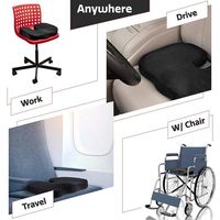 Coussin orthopédique personnalisé en mousse à mémoire de forme pour le coccyx, ergonomique pour voiture et chaise de bureau, soulagement de la pression et de la douleur