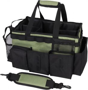 Échantillon gratuit de produits de nettoyage, organiseur roulant pour produits de nettoyage avec poignées pour l'entretien ménager et le lavage de voiture - Product Image 3