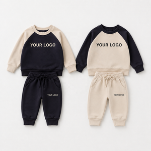Ensembles de survêtements 2 pièces épais pour tout-petits garçons – <span class=keywords><strong>Sweat</strong></span>-shirts à manches longues pour enfants – Collection automne-hiver - Product Image 1