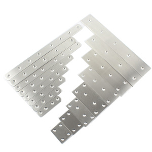 Jianchuang Metal Materials Stainless <b>Steel</b> Straight <b>Angle</b> <b>Brackets</b> Multi Specification Furniture Connectors Polished Finish - Product Image 5