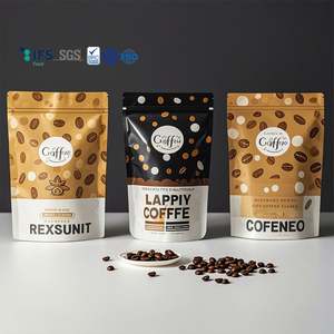 Sacs en plastique recyclables personnalisés Doypack thé café pour l'emballage de sacs à fermeture éclair mate en feuille d'aluminium pochettes anti-odeur - Product Image 1