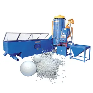 Fangyuan economic type eps continuous pre expanded polystyrene foam beads foaming machine with stainless steel dryer bed
