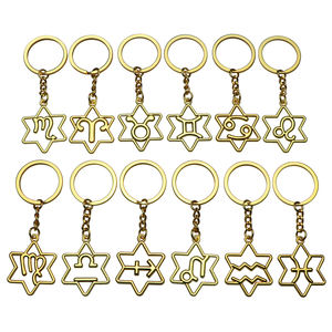 พวงกุญแจโลหะ12กลุ่มดาวจิวเวลรี่แบบ DIY ทำเข็มกลัดของขวัญของตกแต่ง carabiners ส่งเสริมการขาย - Product Image 4