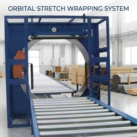CE-Zertifizierte Horizontale Orbital-Stretchfolien-Verpackungsmaschine mit Eingebauter Automatischer Folienabschneidevorrichtung für Schutzverpackungen