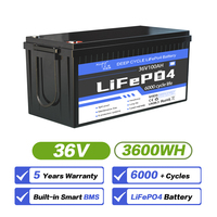 Batterie 12v 314ah Lifepo4 batterie au lithium-ion pour le stockage de l'énergie solaire domestique chargeur sans alimentation de secours
