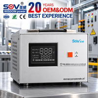 Stabilisateur automatique monophasé haute précision TND-2000VA 50Hz à haute efficacité 2KVA Régulateur de tension CA AVR à commande par relais 220V