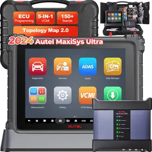 Autel maxisys ultra ms909 ms908s pro elite j2534iiカーecuフルシステムスマートプログラムautomotrizプロフェッショナル診断スキャナー