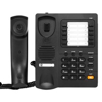 Téléphone filaire analogique avec identification de l'appelant PSTN RJ11 avec pile AAA pour hôtel bureau