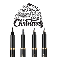 Gxin G-625-4 marqueurs de calligraphie avec logo personnalisé vente en gros ensemble de stylos de calligraphie résistants à la décoloration pour lettrage et dessin