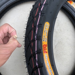 全新高品质摩托车轮胎胎壳无内胎轮胎橡胶材质尺寸 17 <span class=keywords><strong>FTQ</strong></span> 品牌 - Product Image 2