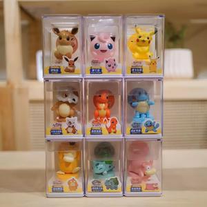 Figurines d'anime de styles variés, jouets de collection, figurines en résine de la série Eeveelution <span class=keywords><strong>Pikachu</strong></span>, ornement de bureau, cadeau pour enfants - Product Image 1