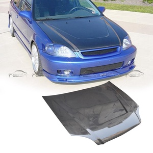 Nouveau capot en fibre de carbone de style ZERO pour EK 6TH Type R Si 1998-2000 - Product Image 4