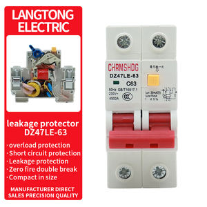 Chmshdg 30mA 2P25A RCBO สวิตช์ป้องกันการรั่วไหลขนาดเล็ก RCBO 2 P เบรกเกอร์สอง <span class=keywords><strong>DZ47LE</strong></span> สวิตช์เบรกเกอร์ทั้งหมด - Product Image 1