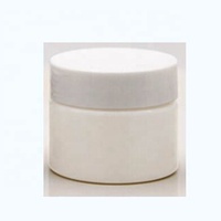 Pot en plastique PP bleu transparent givré blanc de 12,5 g 15 g 20 g 30 g pour crème pour les yeux cosmétique avec couvercle à vis