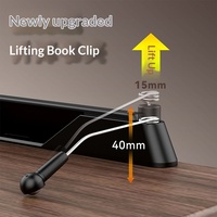 Support de Lecture Personnalisable pour Bureau, Support de Livre Vertical Multifonctionnel, Boîte de Rangement Rotative à 360 Degrés, Modèle Tablette en Panneau de Densité