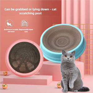 Best-seller cina di qualità resistente all'usura e alla presa giocattolo palla gatto graffio cartone cartone graffiatore gatto Scratcher pendenza - Product Image 2