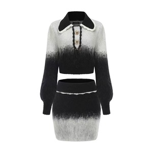 Hilo de Chenilla Degradado de Moda Nm 2/26 2/16, Hilo de Lana Merino Superfina 100% RWS para Tejer, Coser y Confeccionar Prendas Ecológicas - Product Image 3