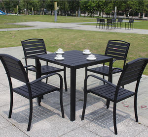 Table et chaises d'extérieur, ensemble table et chaises <span class=keywords><strong>de</strong></span> jardin, table et chaises décontractées pour terrasse extérieure, exposition au soleil, Formosa - Product Image 6