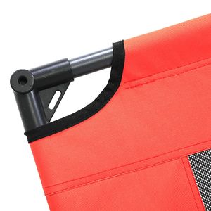 Fabbrica rosso Queen Size Pet letto senza baldacchino da viaggio all'aperto Pet letti per cani OEM di lusso pieghevole campeggio letto per cani per la rivendita - Product Image 3