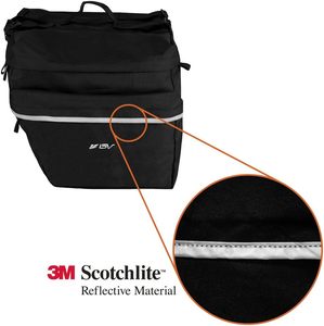 Sac de selle de vélo multifonctionnel à la mode personnalisé en gros, sac de vélo portable imperméable en tissu Oxford, sac de tube supérieur - Product Image 6