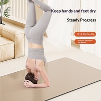 Tapis de yoga en caoutchouc naturel PU, antidérapant, tapis de fitness de luxe, 5 mm, tapis de sport haut de gamme pour studios de yoga, longueur 183 cm, 3000 g