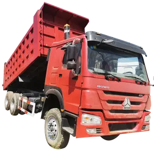 Sinotruck Howo 25 टन डंप टिपर ट्रक का इस्तेमाल किया 375/336/371hp यूरो द्वितीय बिक्री पर 6X4