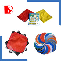 Bâche en plastique de haute qualité pour le transport en usine, bâche en PE imperméable à motifs enduits