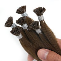 Extensions de cheveux humains Micro K Tip 0,5g, ondulées, kit machine, micro-keratine invisible, cheveux raides crépus