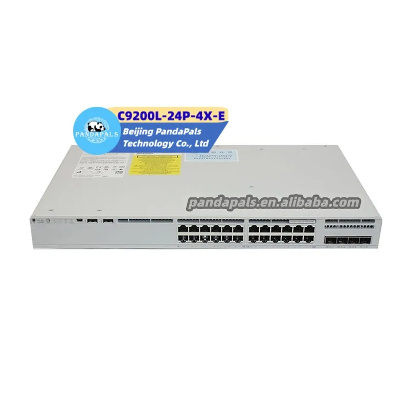 Cisco Catalyst 9200ネットワークスイッチ24ポート用のオリジナルの新しいCiscos C9200L-24P-4X-E